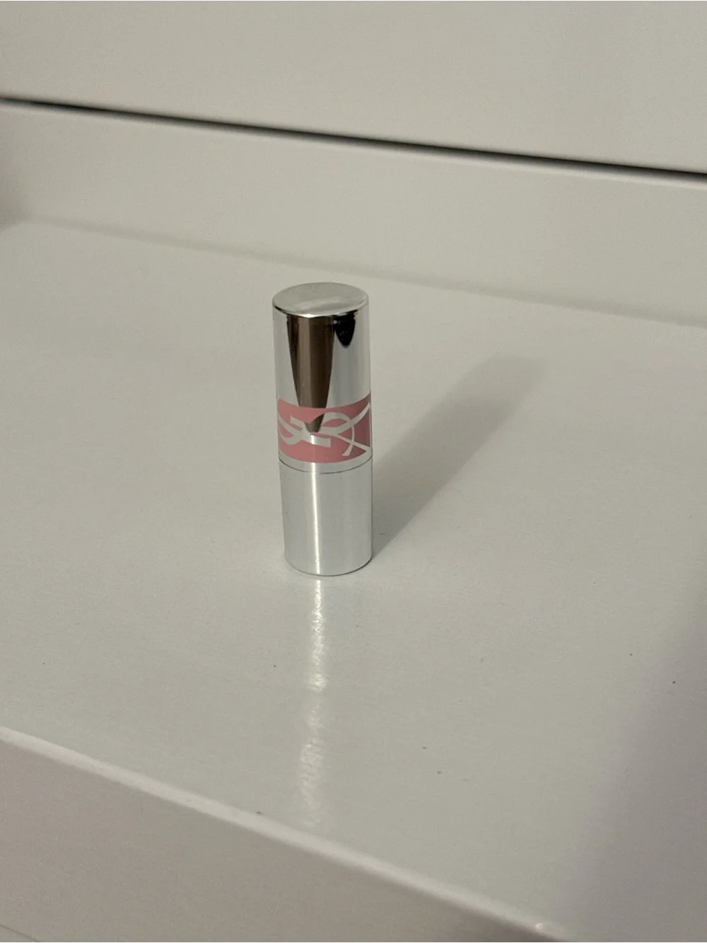 YSL Loveshine color 44 mini lipstick highshine caring lipstick tried on